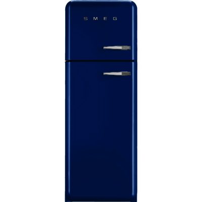 Smeg FAB30LFB 60cm 'Retro Style' Fridge Freezer in Blue with Left Hand Hinge